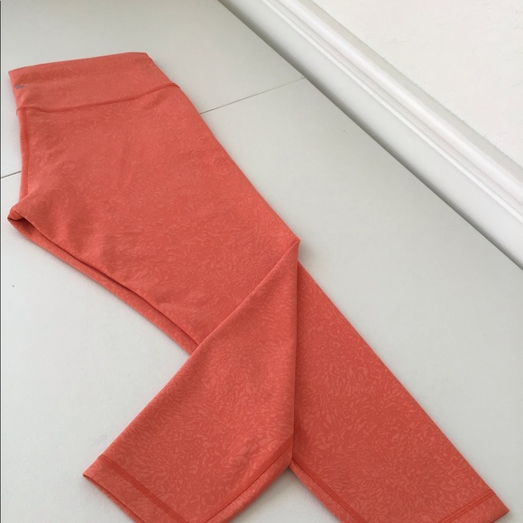 NEW Lululemon Wunder Train HR Tight 25” CRWC Coral - Picture 8 of 10